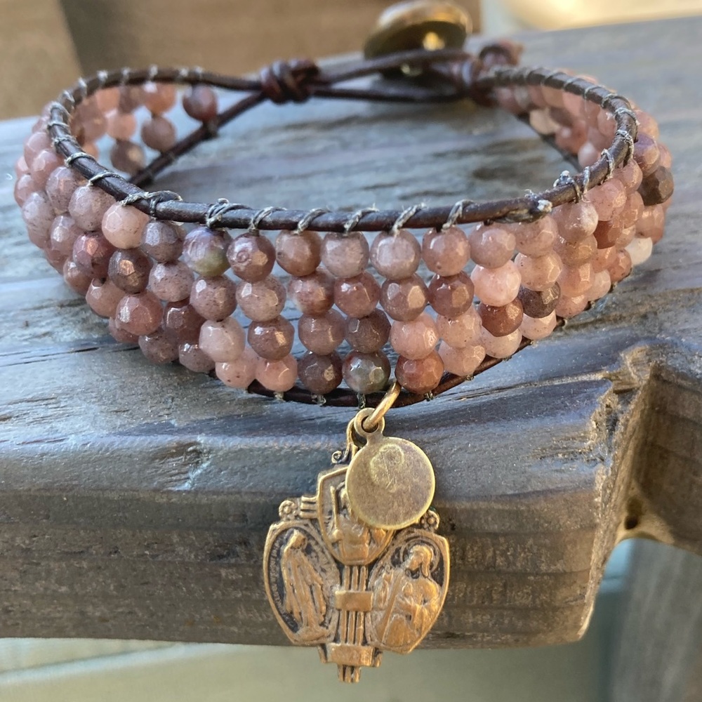 Christian Bling “Saint Christopher” Bracelet